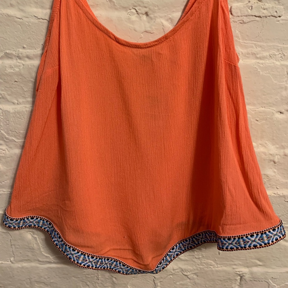 Cute Orange Spaghetti Strap Top-NWT